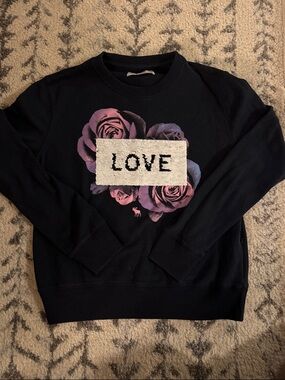 Abercrombie girls sequin sweatshirt, Size 9/10